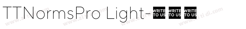 TTNormsPro Light字体转换